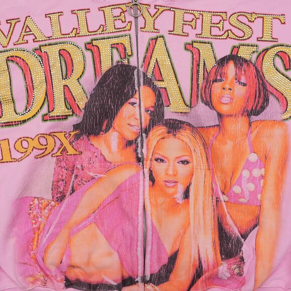 Valley Forever Dreams Full Zip Hoodie Pink - Picture 5 of 6